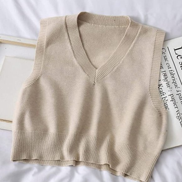 Brandy Melville Tops - Cream sweater vest